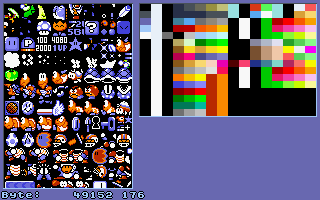 'Mario World' VRAM graphics