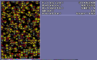 Samus in 'Metroid 3' using user palette